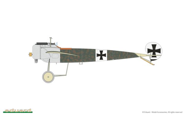 Assembled model 1/48 fighter Fokker E.III - Weekend Edition Eduard 8419