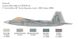 Сборная модель 1/48 невидимый истребитель Lockheed Martin-Boeing F-22 A Raptor Italeri 2822