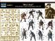 Figures 1:35 German Mountain Troops and Soviet Marines (Spring 1943) Set of 6 figures MASTER BOX 3571