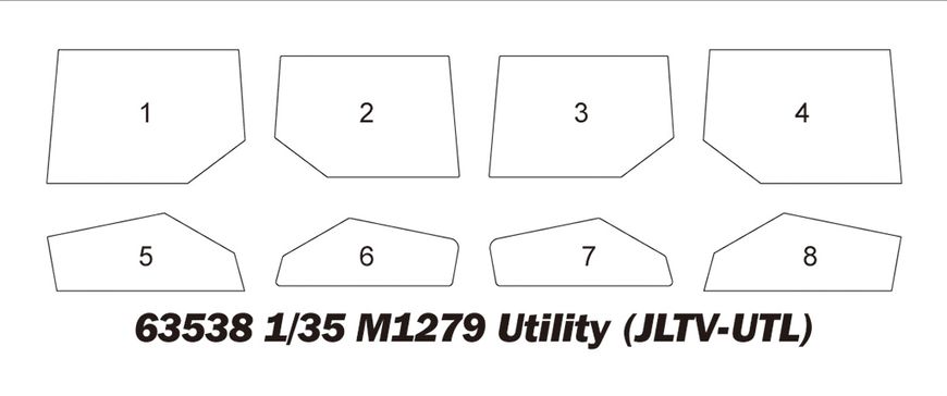 Сборная модель 1/35 американская тактическая машина M1279 Utility (JLTV-UTL) I Love Kit 63538