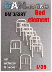 Масштабная модель 1/35 элементы кровати - изножья (8 шт.) смола DAN Models 35287