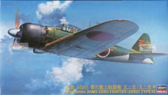 Сборная модель 1/48 самолет Mitsubishi A6M5 Zero Fighter (Zeke) Type52 Hasegawa 09070