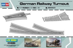 Збірна модель 1/72 Німецька колія German Railway Turnout Hobby Boss 82909