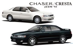 Сборная модель 1/24 автомобиля Toyota JZX90 Chaser/Cresta Avante Lucent/Tourer '93 Aoshima 05653