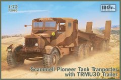 Сборная модель IBG 72080 Scammel Pioneer with TRMU30 Trailer