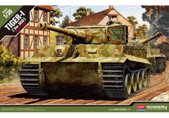 Сборная модель 1/35 танк TIGER-I Version MID Academy 13287