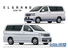 Сборная модель 1/24 автомобиль Nissan E50 Elgrand '99 Aoshima 06136