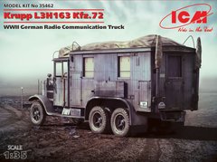 1/35 Krupp L3H163 Kfz.72 WW2 German Radio Communication Vehicle ICM 35462