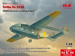 Сборная модель 1/48 самолет Gotha Go 242B, Немецкий десантный планер 2 Мировой Войны ICM 48225