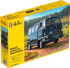 Сборная модель 1/24 микроавтобус Renault Estafette Gendarmerie Heller 80742