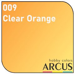 Эмалевый лак Clear Orange (прозрачный апельсин) ARCUS 009