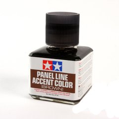 Смывка коричневая 40мл Panel Accent Color Brown Tamiya 87132