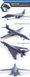 Сборная модель 1/144 бомбардировщик Rockwell B-1B Lancer Academy 12620