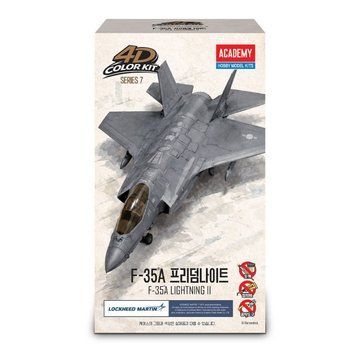Збірна модель літак Lockheed Martin F-35 A Lightning II Freedom Knight (4D Color Kit) (easy-click) Academy 15406