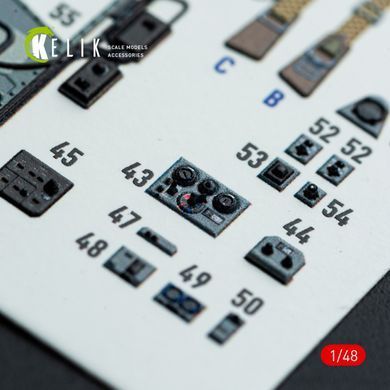 3D stickers 1:48 for Do-217 N/J (ICM) Kelik K48143