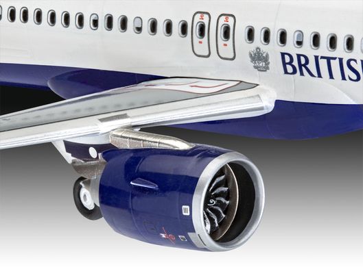 Сборная модель 1/144 самолет Airbus A320 neo British Airways Revell 03840