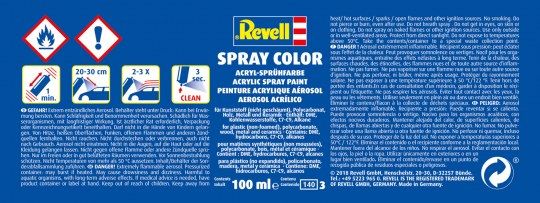 Spray Color, Light Grey (USAF), Matt, 100ml Revell 34176