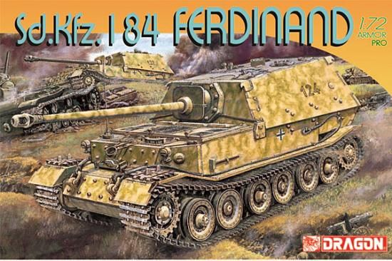 Збірна модель 1/72 німецький винищувач танків Sd.Kfz.184 Ferdinand Dragon D7344