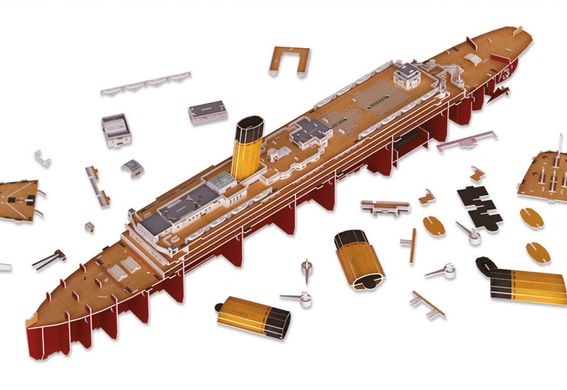3D пазл RMS Titanic - LED Edition з підсвіткою ЛЕД Revell 00154