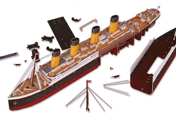 3D пазл RMS Titanic - LED Edition з підсвіткою ЛЕД Revell 00154