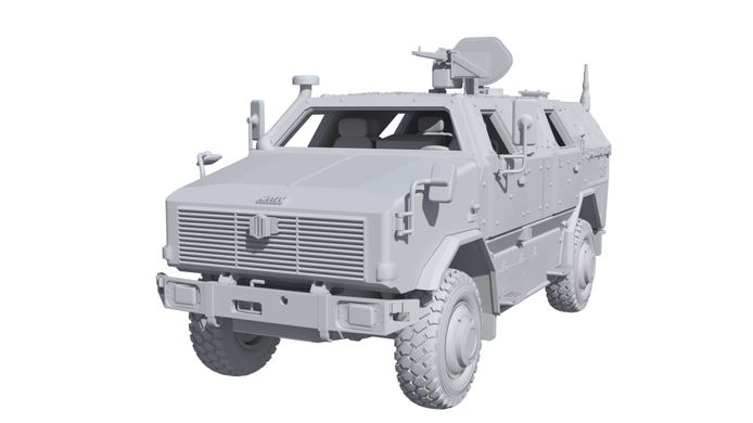 Сборная модель 1/72 из смолы 3D печать защищенный бронеавтомобиль Dingo 2 ATF BOX24 72-020