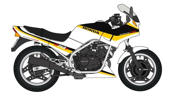 Збірна модель 1:12 мотоцикл Honda VT250F (MC08) (1985) 'Limited Edition' Hasegawa 21761