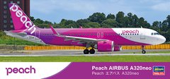 Сборная модель 1/200 самолет Peach Airbus A320neo Hasegawa 10846