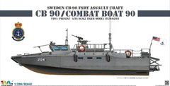 Сборная модель 1/35 десантный катер Sweden CB-90 FSDT Assault Craft CB 90/Combat Boat 90 1991 - pres