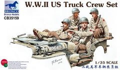 Prefab model 1/35 US WWII Bronco truck crew kit CB35159