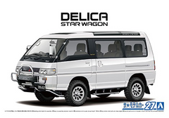 Сборная модель 1/24 автомобиль Mitsubishi P35W Delica Star Wagon '91 Aoshima 06139