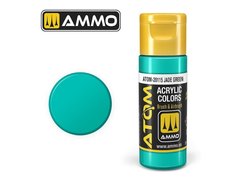 Acrylic paint ATOM Jade Green Ammo Mig 20115