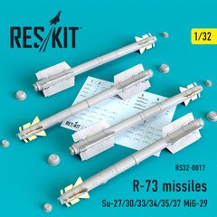 R-73 rockets (4 pcs) (1/32) Reskit RS32-0017, Out of stock