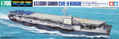Збірна модель 1/700 ескортний авіаносець CVE-9 Bogue U.S. Escort Carrier Tamiya 31711