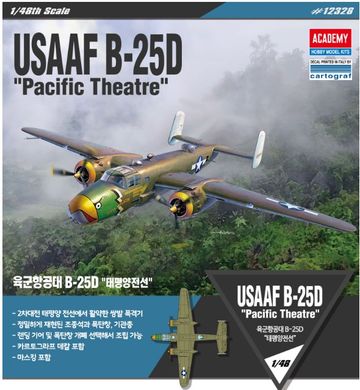 Assembly model 1/48 aircraft North American B-25D Pacific Theater Academy 12328