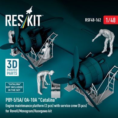Фігури 1:48 обслуговуючий персонал PBY-5/5A/ OA-10A "Catalina" для Revell/Monogram/Hasegawa Reskit R