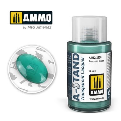 Лак Броньоване скло A-STAND Armoured Glass Ammo Mig 2406