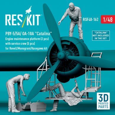 Фігури 1:48 обслуговуючий персонал PBY-5/5A/ OA-10A "Catalina" для Revell/Monogram/Hasegawa Reskit R