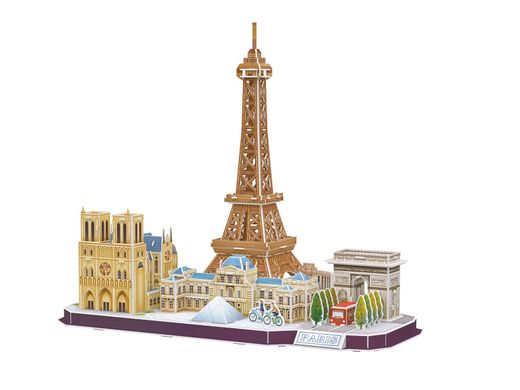 Пазл 3д картонний Горизонт Парижа 114 елементів 38.1 x 25.4 x 32.7 cm Revell 00141