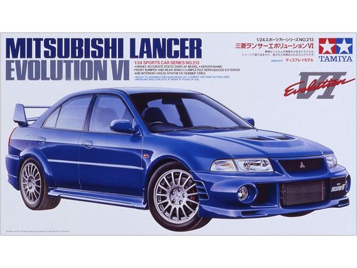 Сборная модель 1/24 автомобиля Mitsubishi Lancer Evolution VI Tamiya 24213