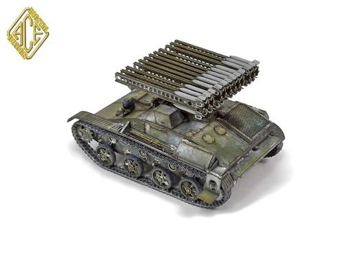 Сборная модель 1/72 - система залпового огня БМ-8-24 на базе танка Т-60 ACE 72542