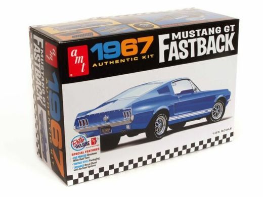 1/25 model car 1967 Ford Mustang GT Fastback AMT 01241