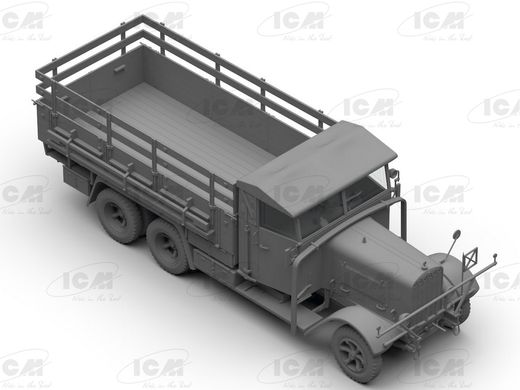 Сборная модель 1/35 Henschel 33 D1, немецкий грузовой автомобиль времен Второй мировой войны ICM 35466