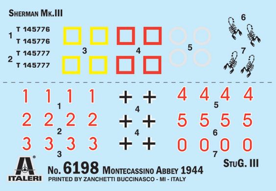 Набір для діорми 1/72 Monte Cassino Abbey 1944 Breaking the Gustav Line Italeri 6198