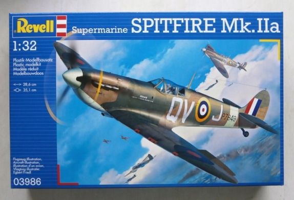 Збірна модель Літака Supermarine Spitfire Mk.IIa Revell 03986 1:32