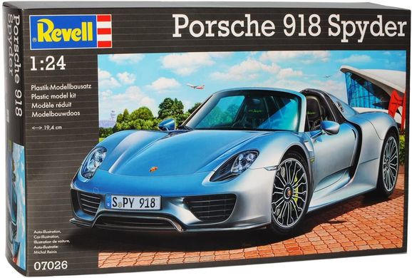 Сборная модель автомобиль 1:24 Porsche 918 Spyder Revell 07026