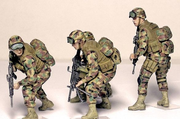 Figures 1:35 Iraq Events, Set No. 1, US Marine Corps MASTER BOX 3575