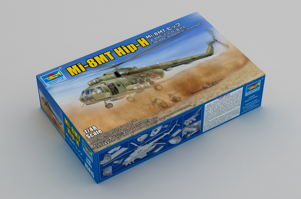 Збірна модель 1/48 гелікоптер Mi-8MT Hip-H Trumpeter 05815