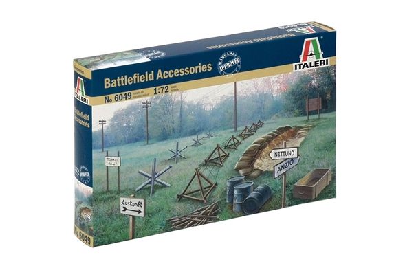 Аксессуары поля боя 1/72 Battlefield Accessories Italeri 6049