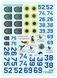 Декаль 1:48 для Ukrainian Su-27 and Su-27UB with Flora Camouflage Foxbot 48-094