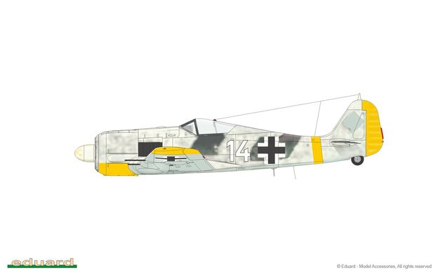Сборная модель Fw 190A-6 Profi Pack Eduard 82148